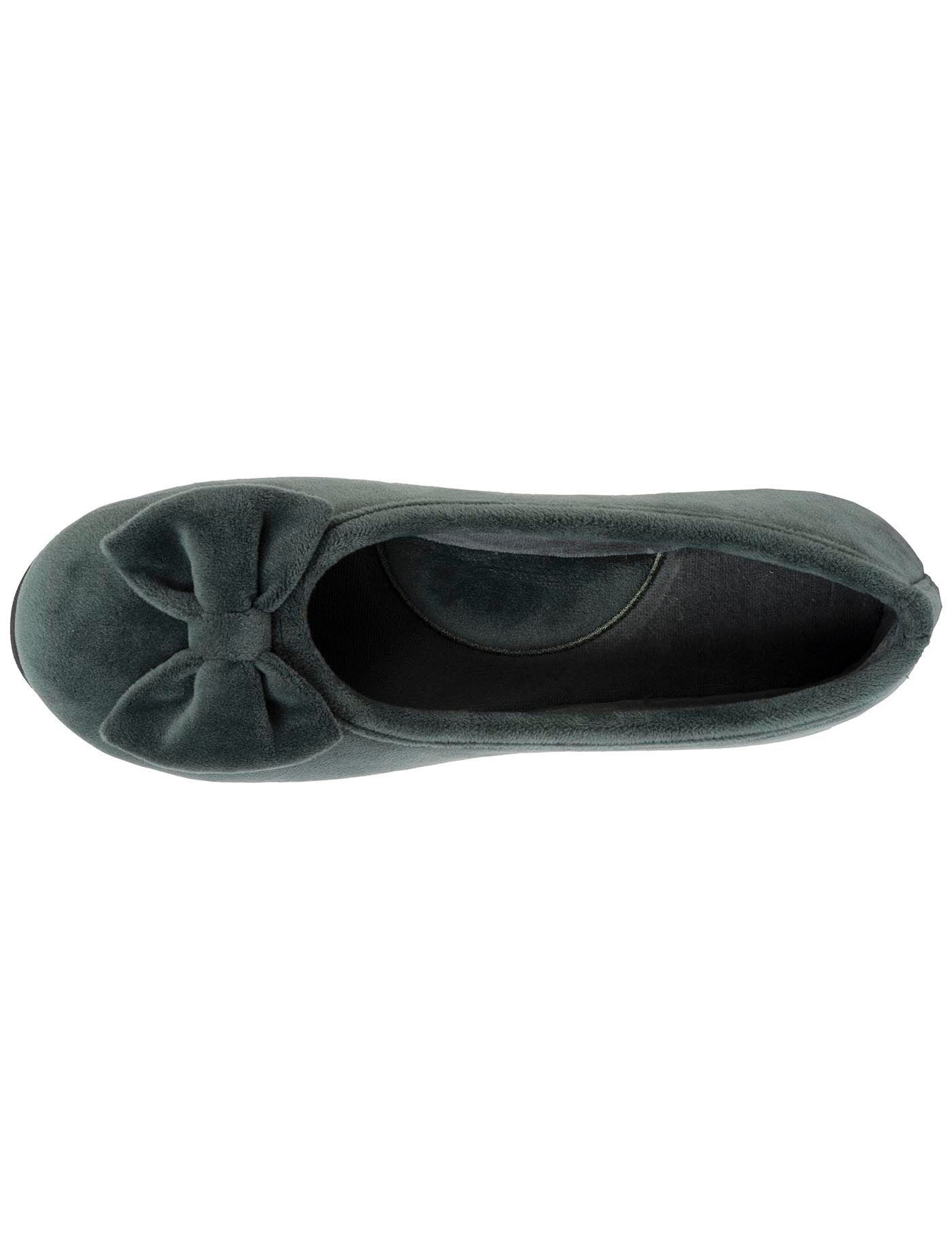 isotoner-chaussons-ballerines-confort-femme-sauge-everywear image 7