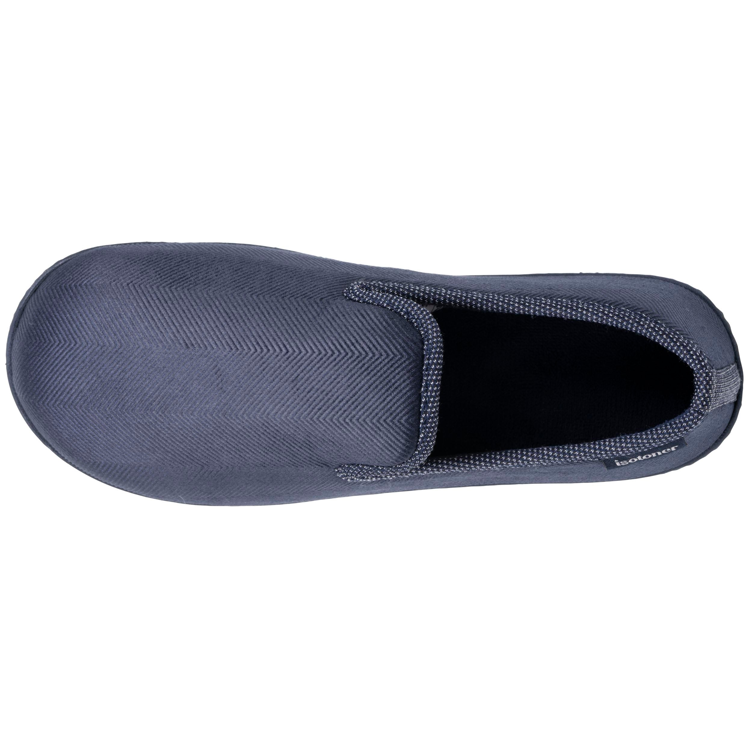 isotoner-chaussons-charentaises-homme-marine-chin image 2