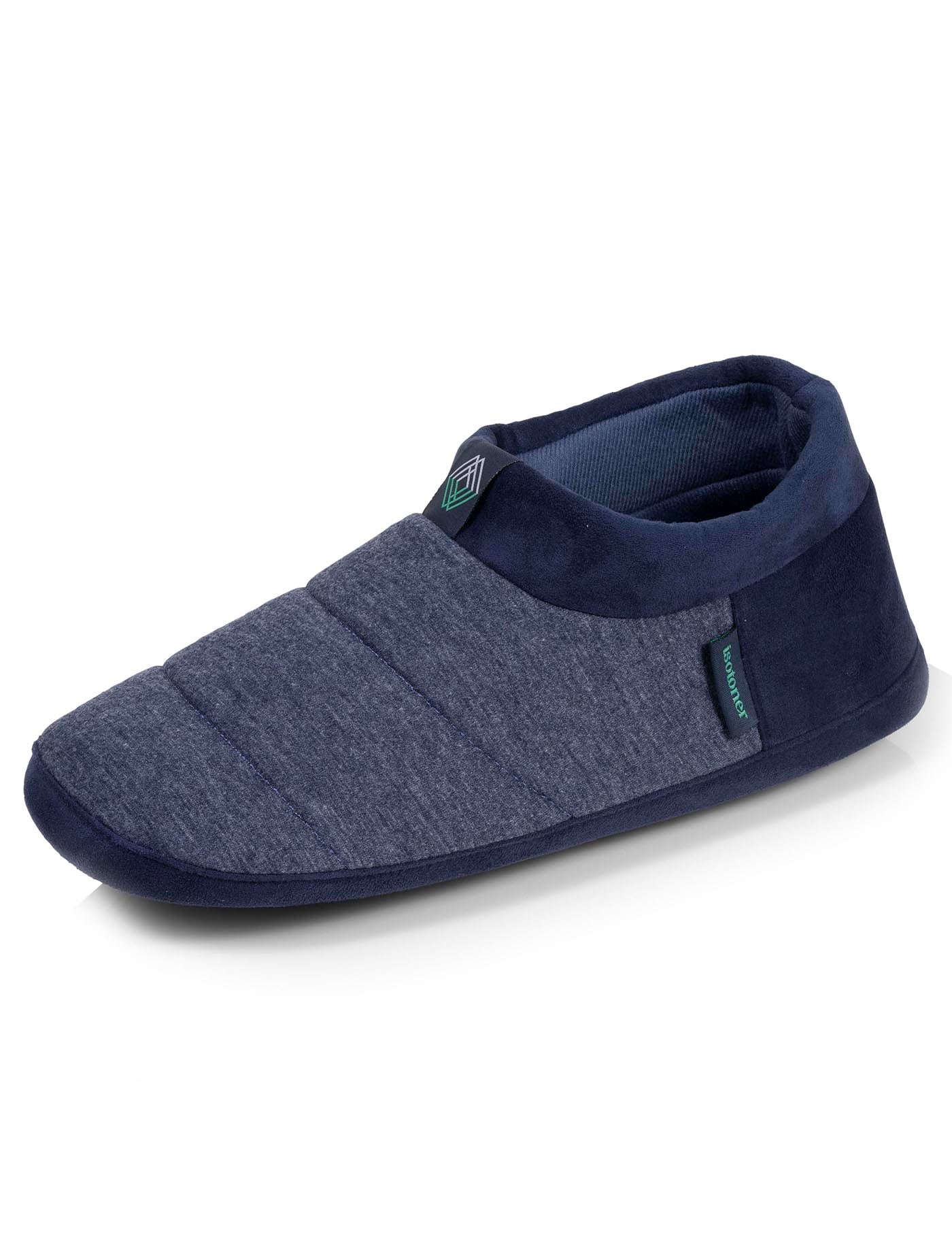 isotoner-chaussons-bottillons-homme-marine-chin-jersey image 6