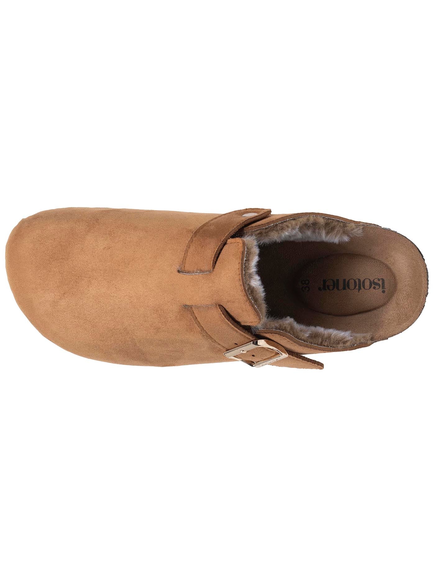 isotoner-mules-sabots-femme-camel-l-opard-everywear image 7