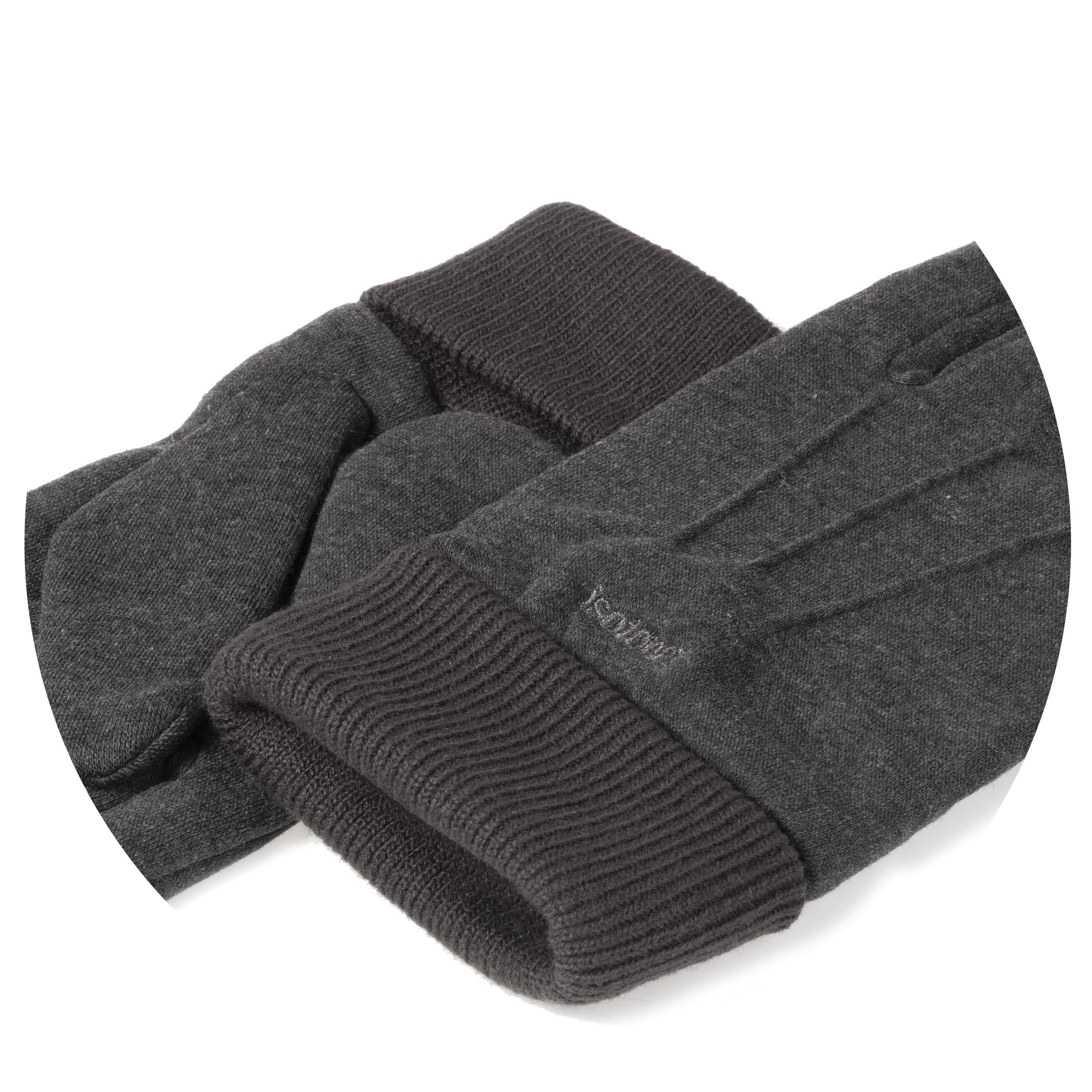 isotoner-gants-homme-tactiles-gris-tissu-doux-smartouch image 2