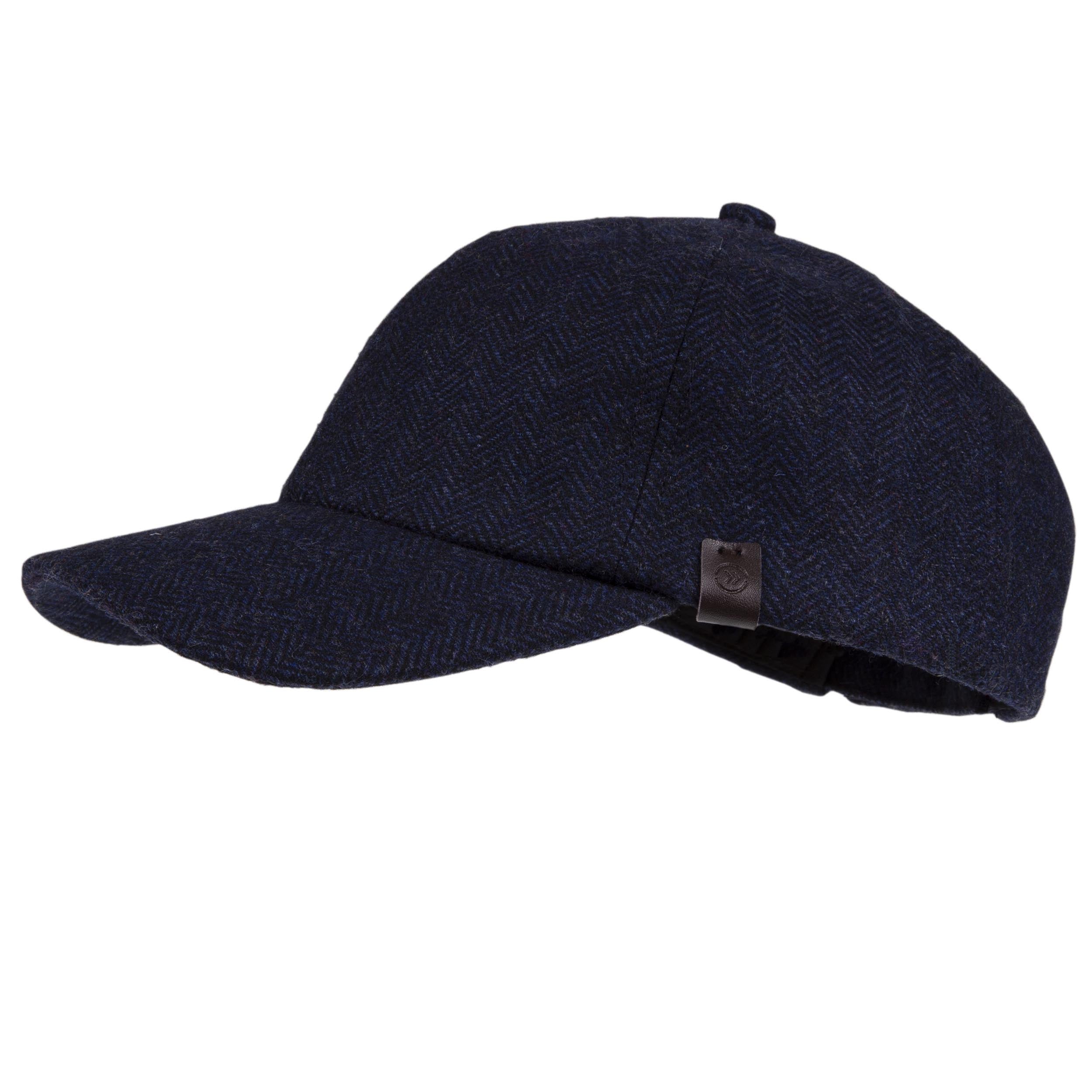 isotoner-casquette-homme-laine-chevrons-marine-taille-unique image 1