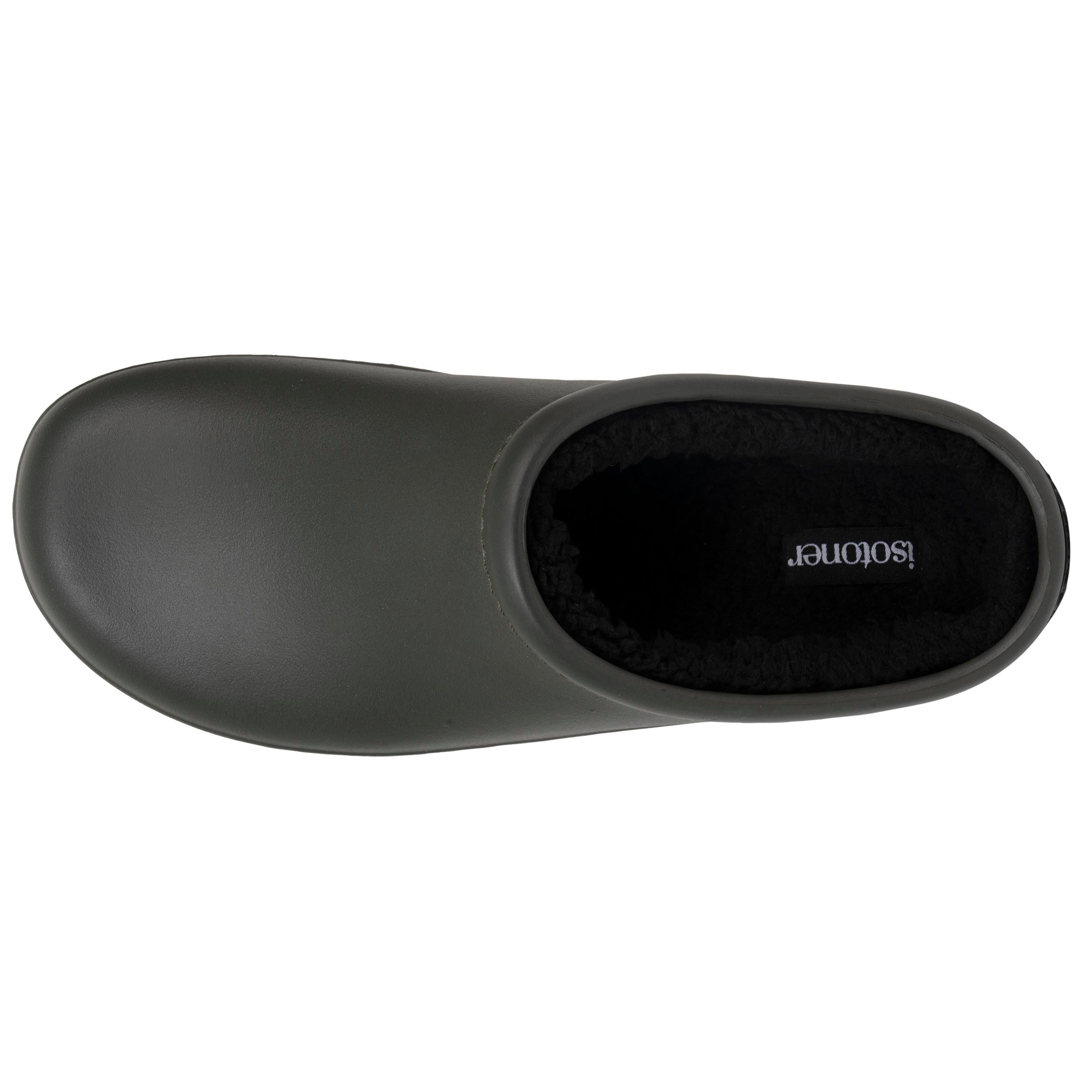 isotoner-sabots-de-jardin-homme-fourr-s-kaki image 3