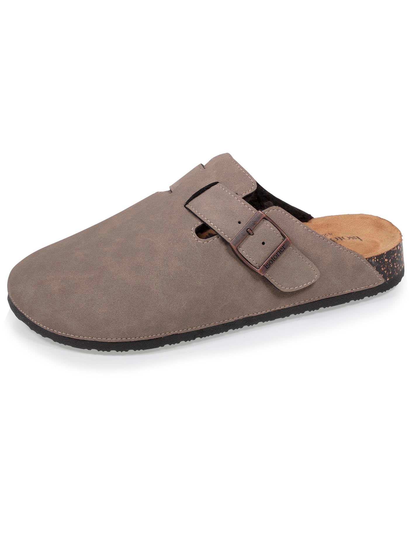 isotoner-sabots-fourr-s-homme-taupe-mules-hiver image 6