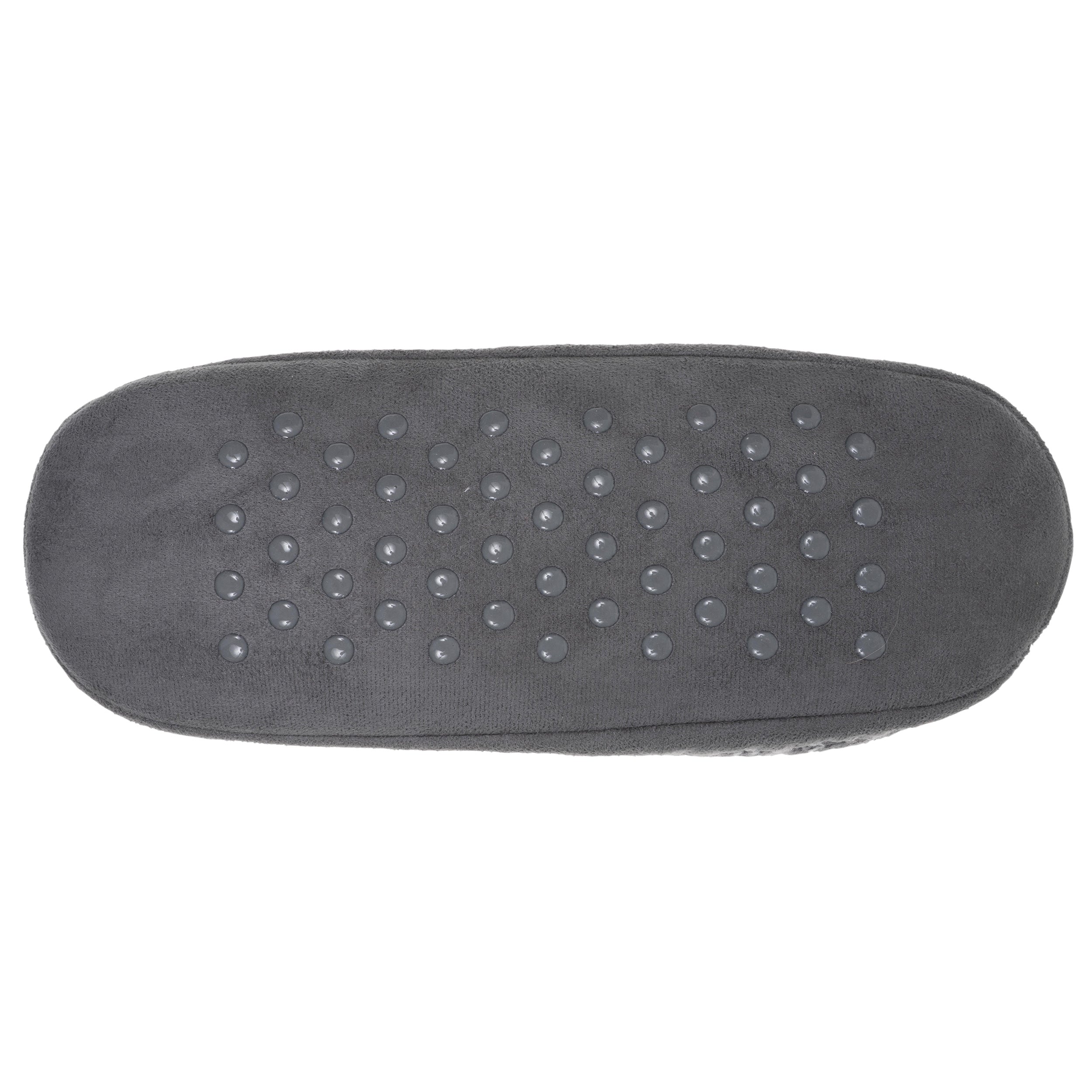 isotoner-chaussons-scandinaves-homme-maille-gris-chin image 4
