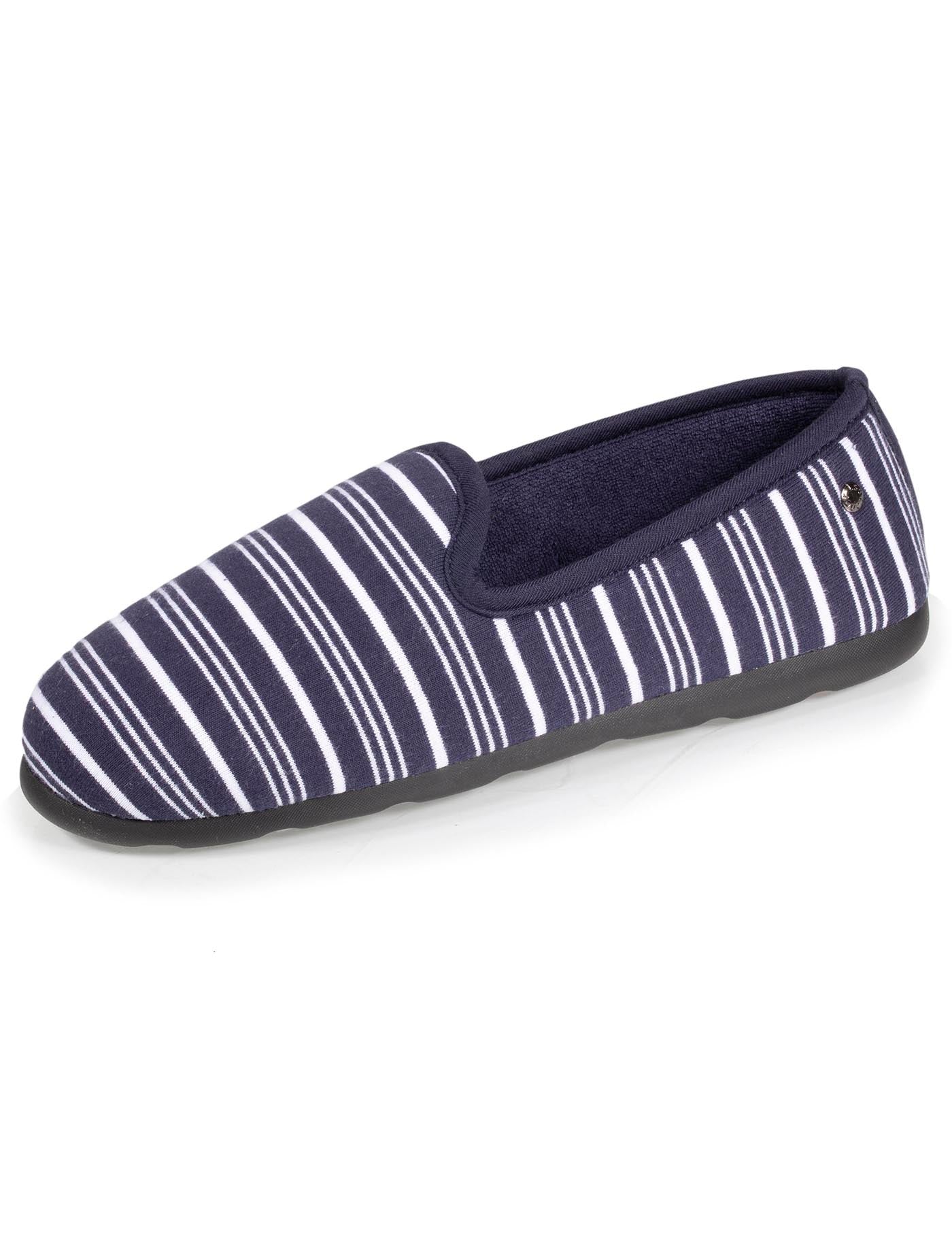 isotoner-chaussons-charentaises-femme-bleu-marine-marini-re image 6