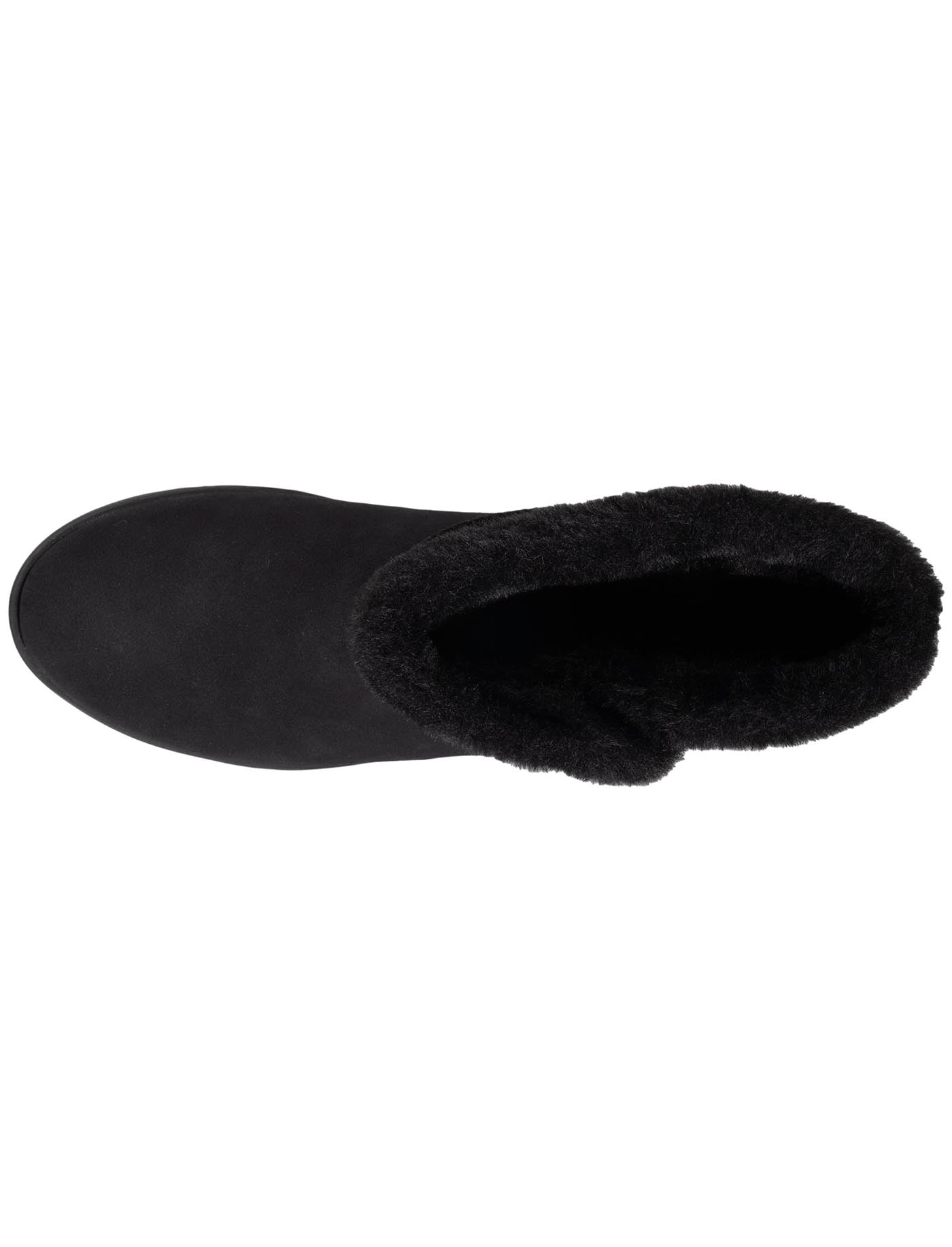 isotoner-bottines-femme-fourr-es-revers-noir image 7