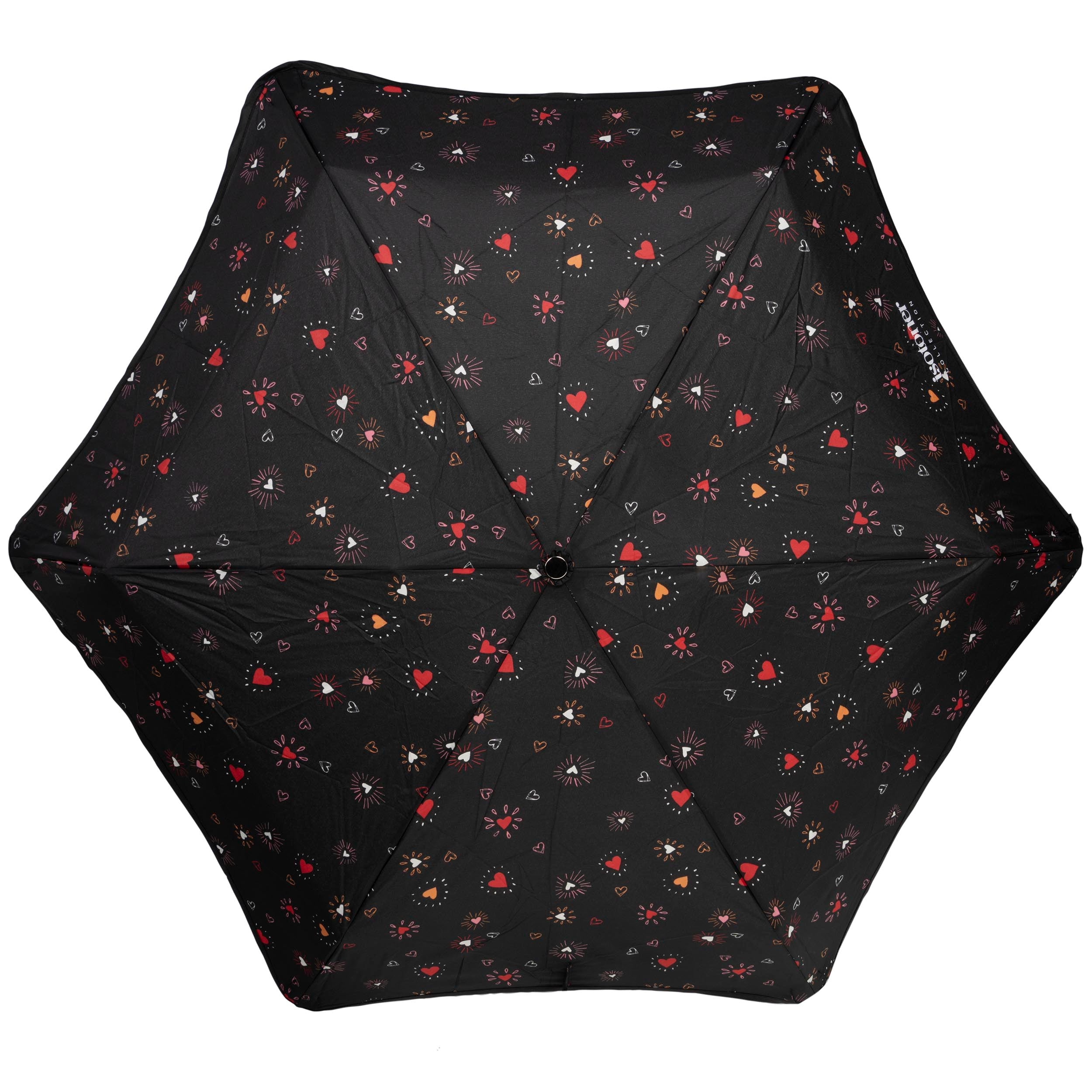 isotoner-parapluie-x-tra-solide-alpha-c-ur-rouge-23-cm image 4