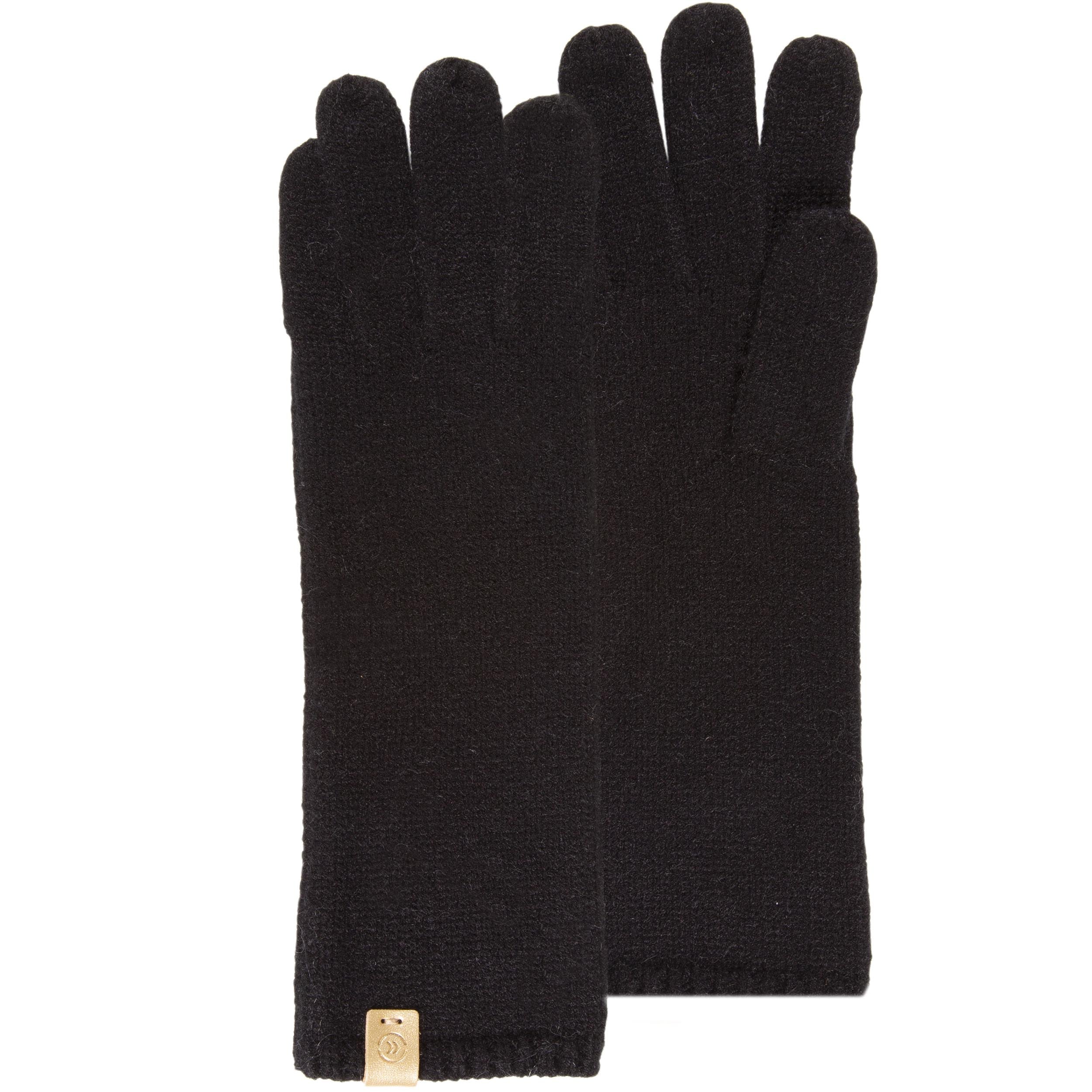 isotoner-gants-longs-femme-maille-ultra-doux-noir image 1