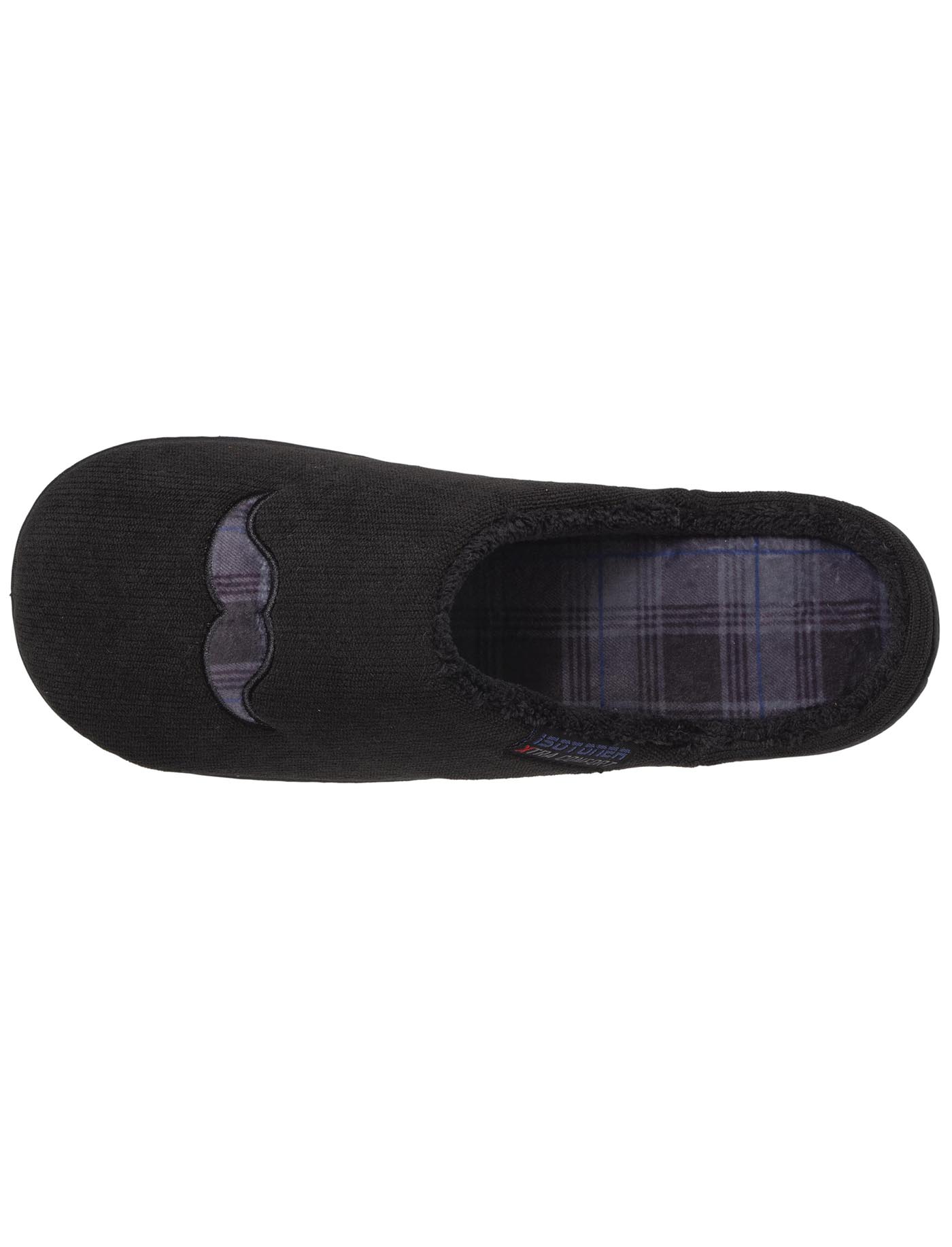 isotoner-chaussons-mules-xtra-confort-homme-noir-m-moire-de-forme image 7