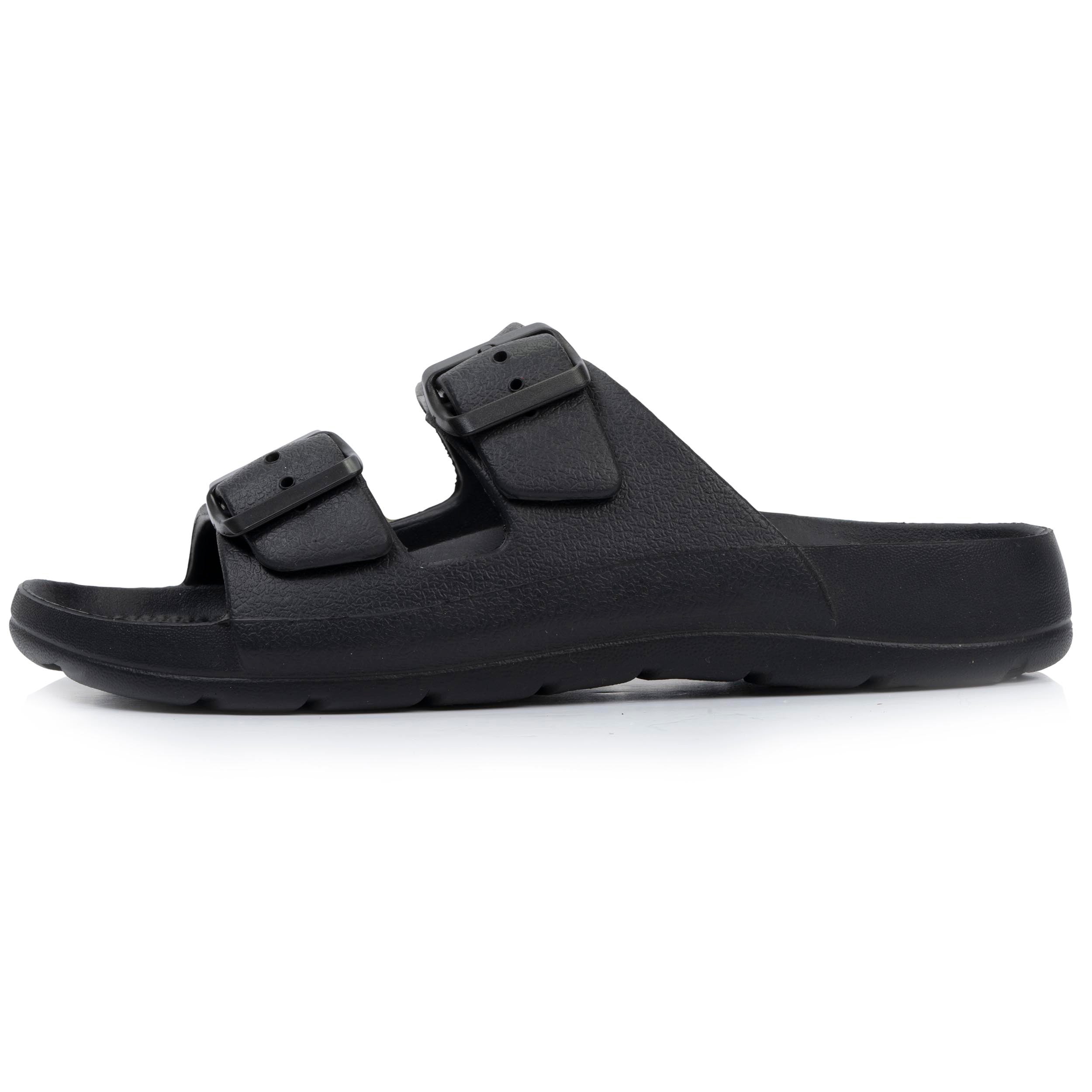 isotoner-mules-claquettes-femme-ajustable-noir-everywear image 4