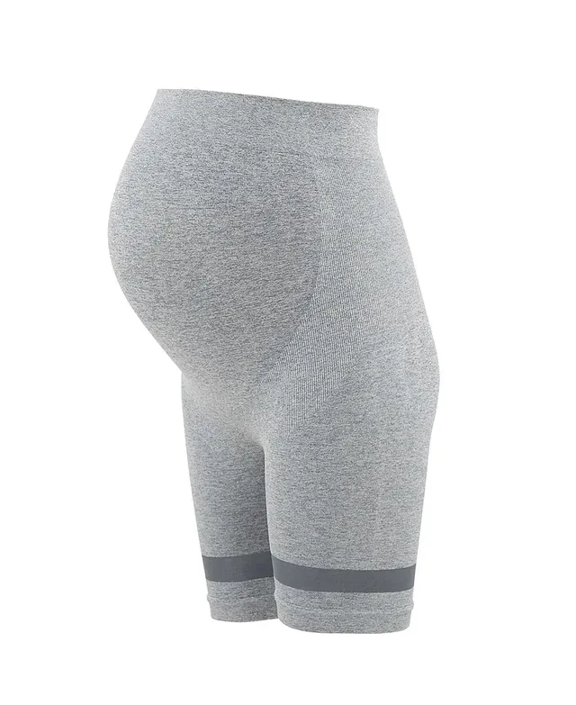 cache-c-ur-woma-cycliste-de-sport-et-de-grossesse-gris-sans-coutures image 1
