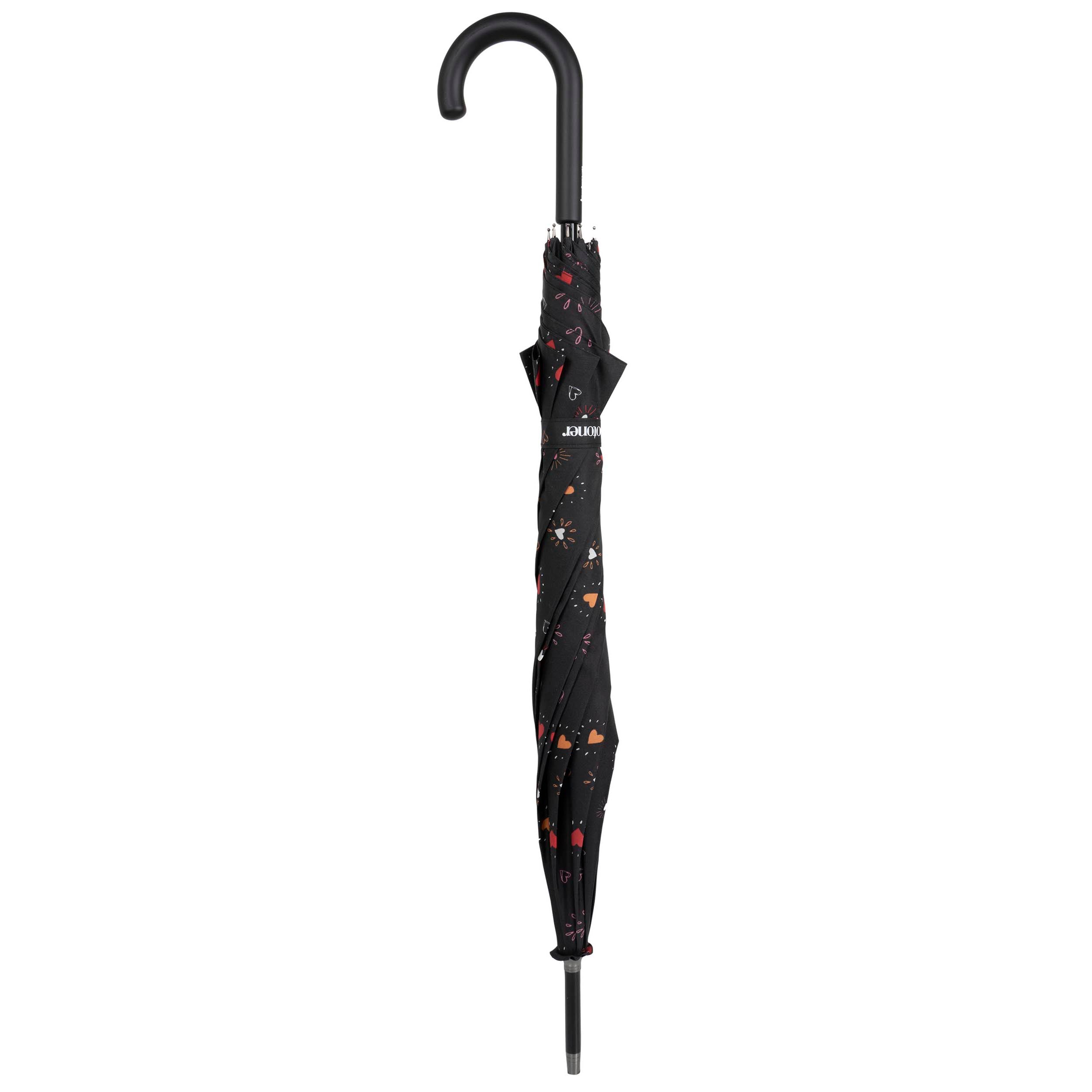isotoner-parapluie-canne-auto-c-ur-rouge-femme image 4
