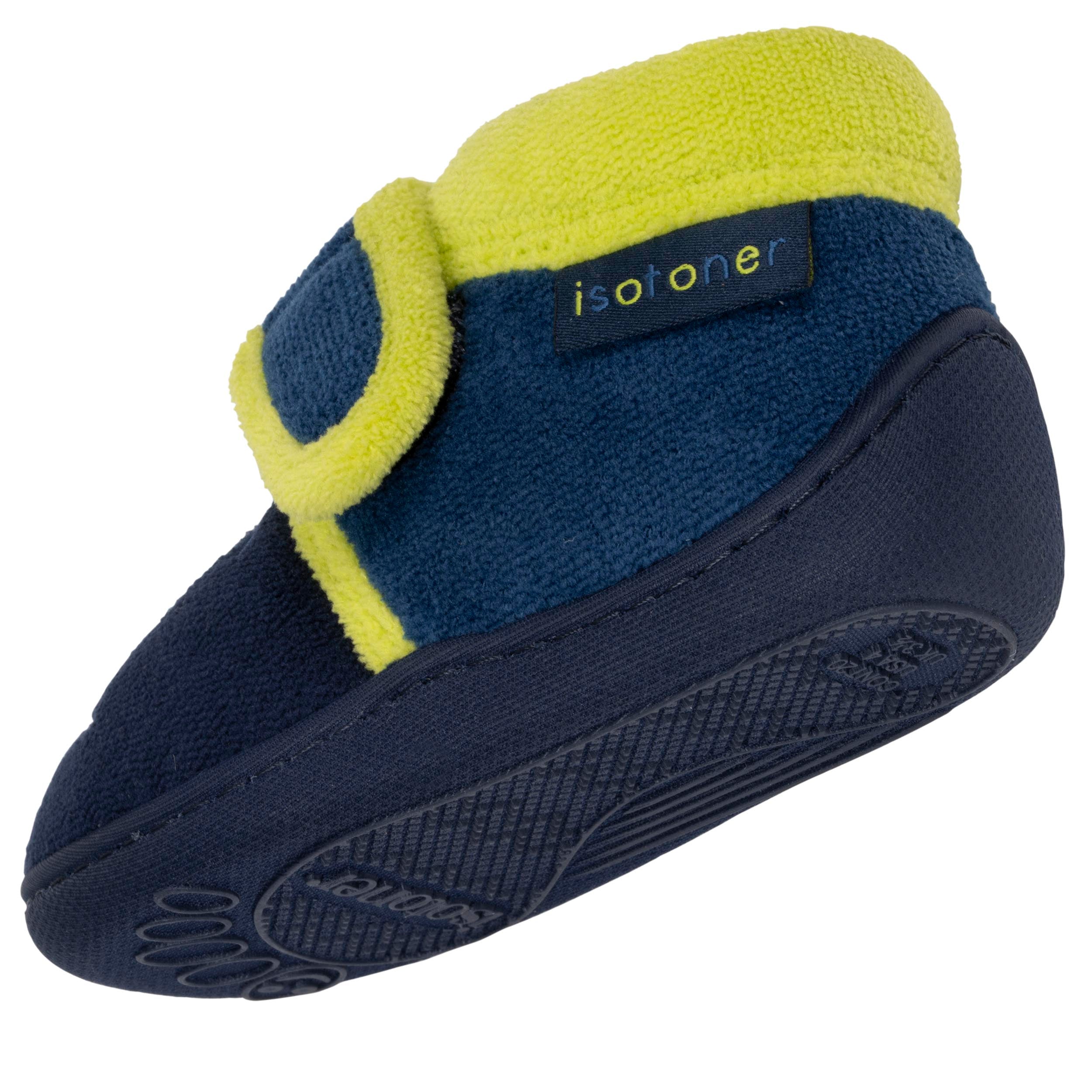 isotoner-chaussons-bottillons-scratch-b-b-marine-monstre-antid-rapants image 5