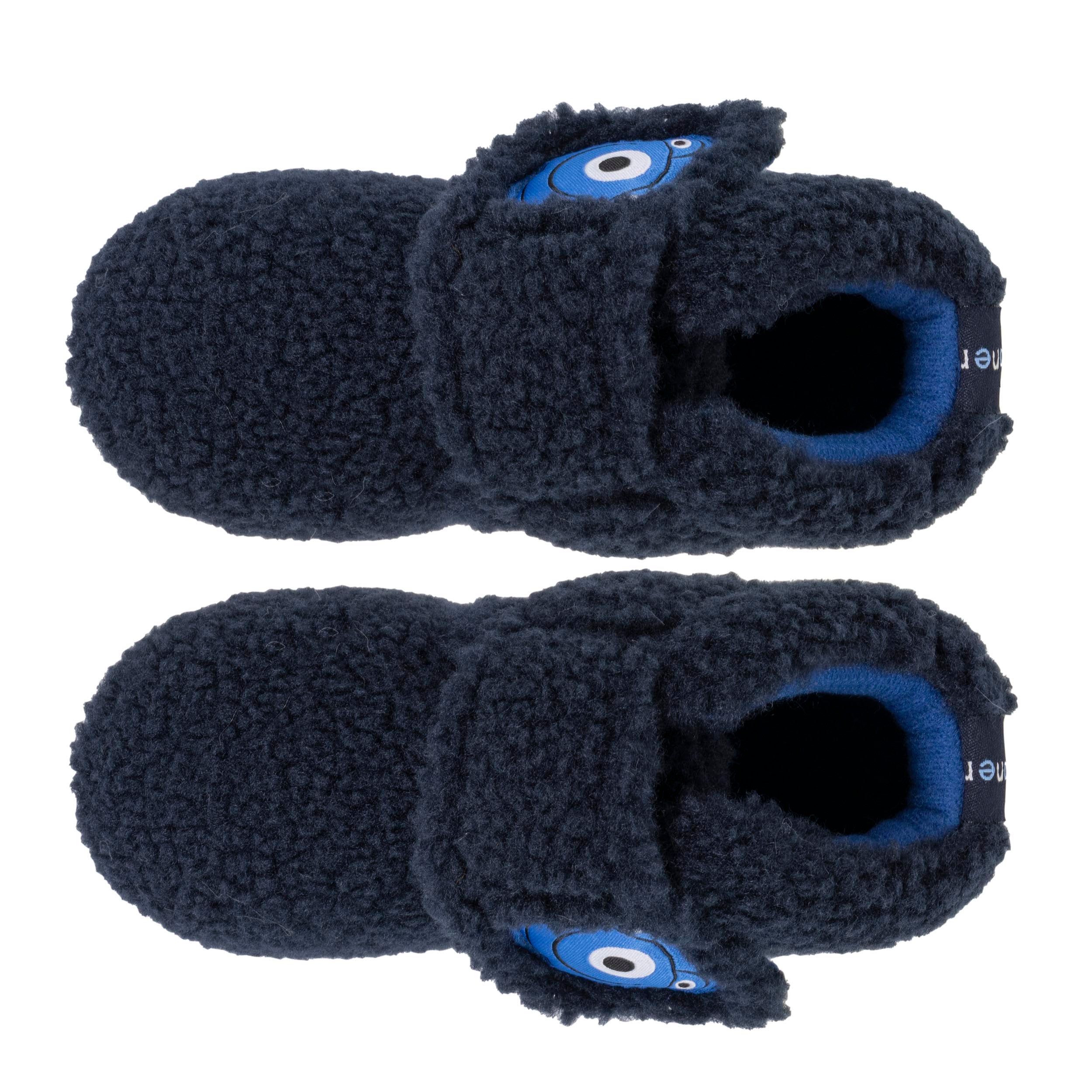 isotoner-chaussons-bottillons-scratch-b-b-marine-monstre image 2