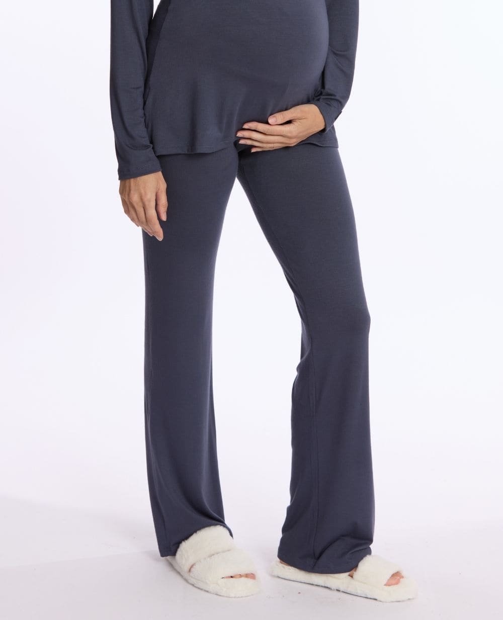 cache-c-ur-pantalon-de-maternit-louna-bleu-nuit image 1