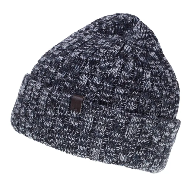 isotoner-bonnet-homme-maille-c-tel-e-marine-chin-polaire image 1