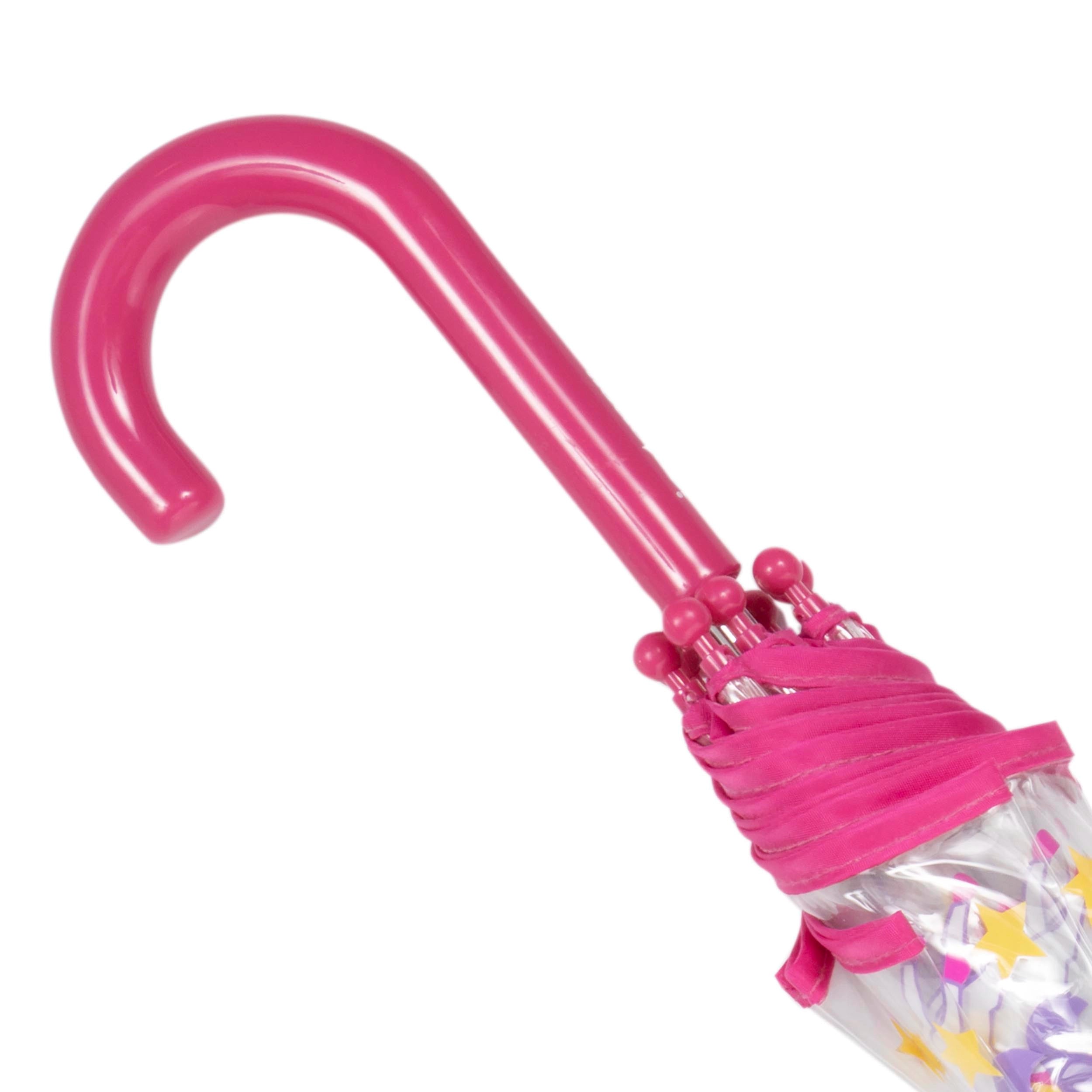 isotoner-parapluie-enfant-cloche-transparent-licorne-toile image 5