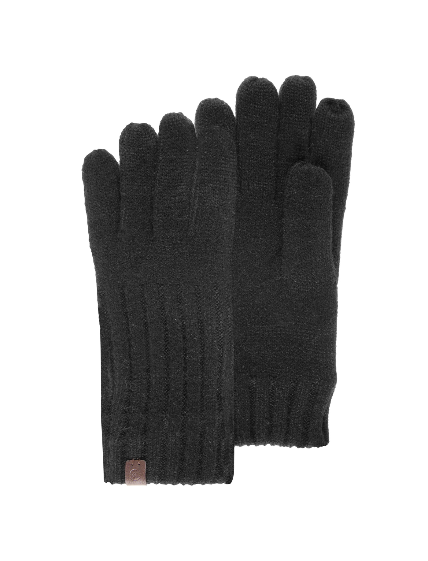 isotoner-gants-homme-maille-c-tel-e-noir-doubl-s-polaire image 6