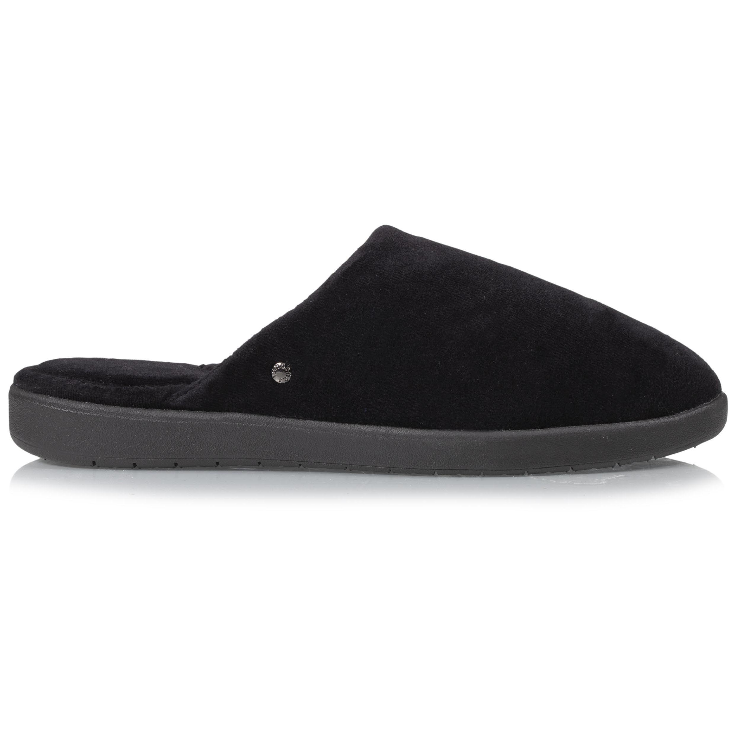 isotoner-chaussons-mules-femme-grand-confort-noir image 8