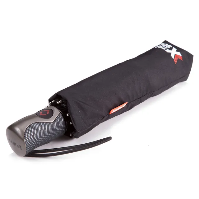 isotoner-parapluie-x-tra-solide-noir-mixte image 1