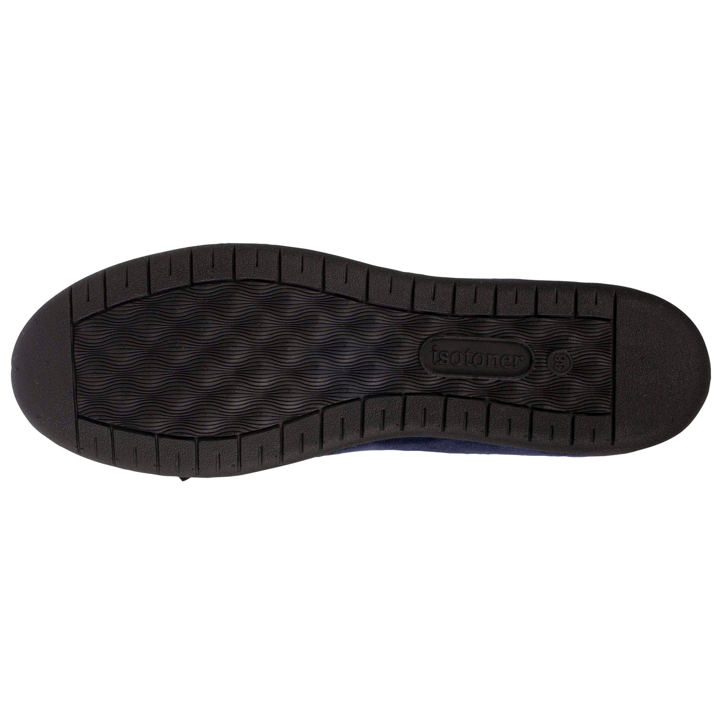 isotoner-chaussons-ballerines-femme-n-ud-marine-everywear image 4