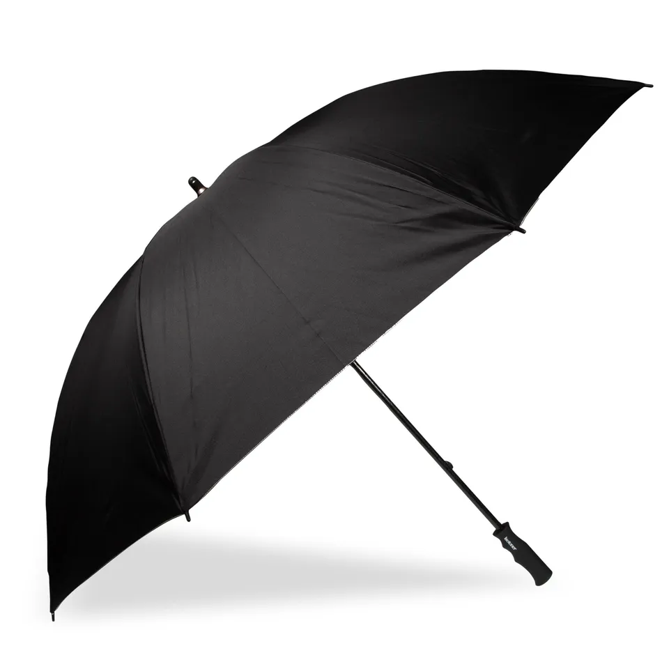 isotoner-parapluie-golf-xl-noir-130-cm-toile-recycl-e image 1