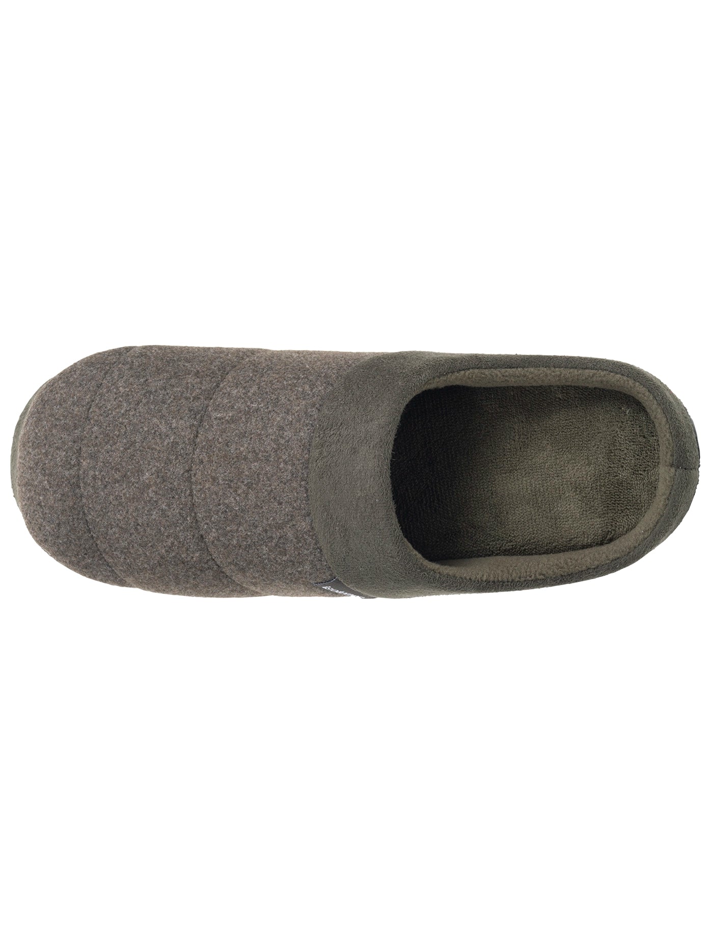 isotoner-chaussons-mules-homme-polaire-kaki-chin image 7