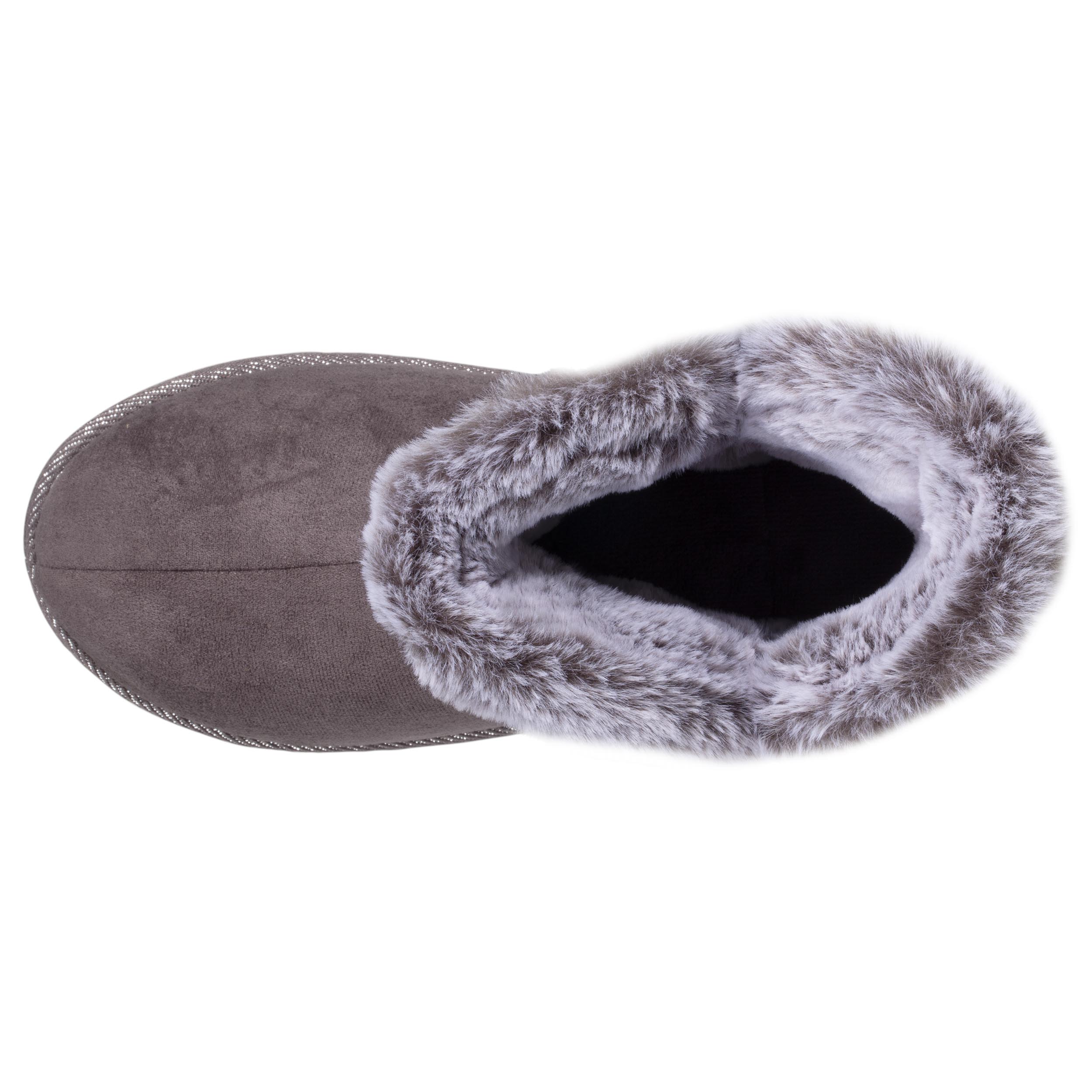 isotoner-chaussons-bottillons-femme-gris image 3