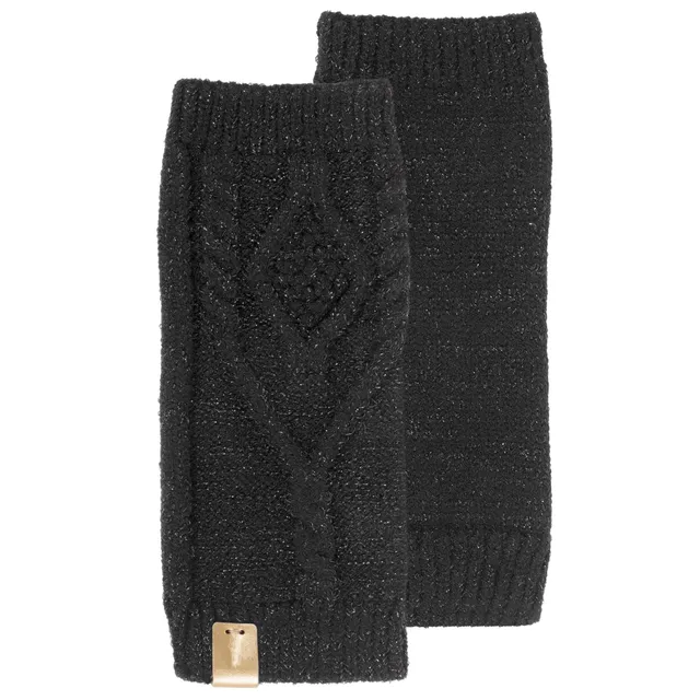 isotoner-mitaines-femme-maille-ultra-doux-lurex-noir image 1